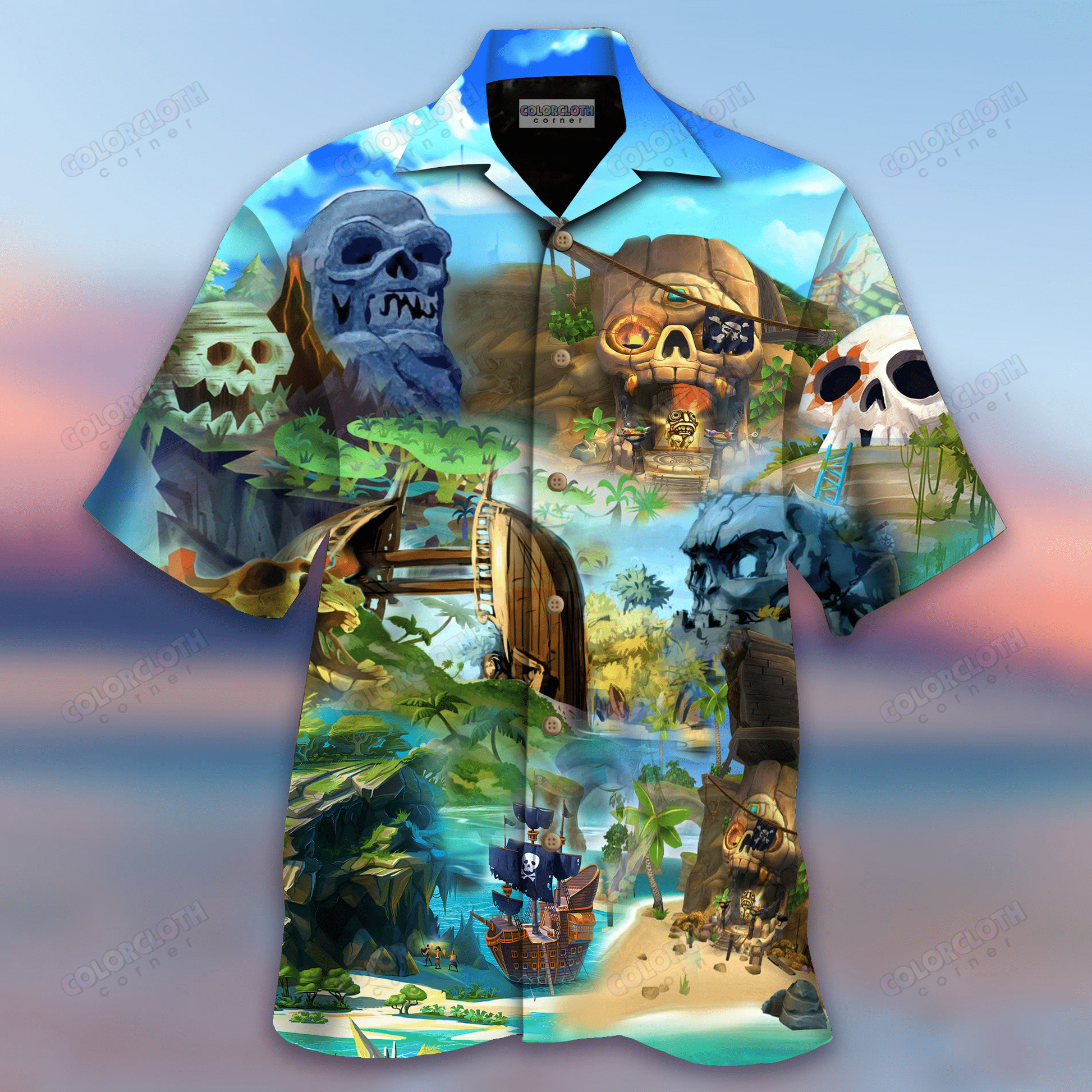 Relax On The Skull Hawaiian Shirt For Men Women