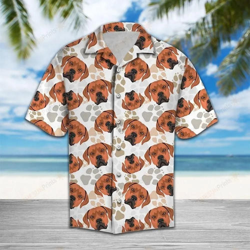 Rhodesian Ridgeback Brown Nice Design Hawaiian Shirt For Men Women