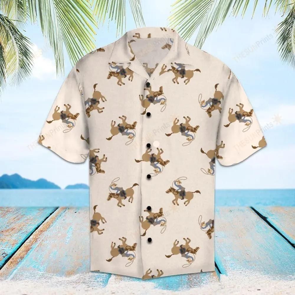 Rodeo Cowboy Cream Amazing Design Hawaiian Shirt For Men Women