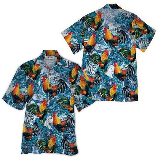 Rooster Hawaiian Shirt For Men Women