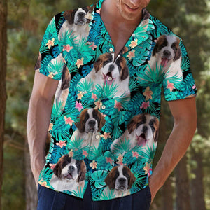 Saint Bernard Hawaiian Shirt For Men Women