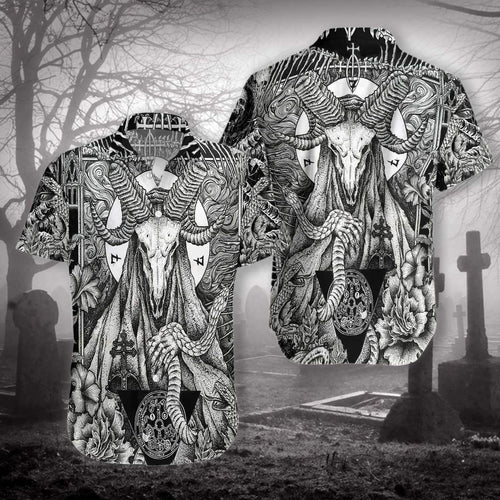 Satanic Pagan Demon Hawaiian Shirt For Men Women