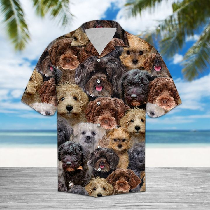 Schnoodle Tan Awesome Hawaiian Shirt For Men Women