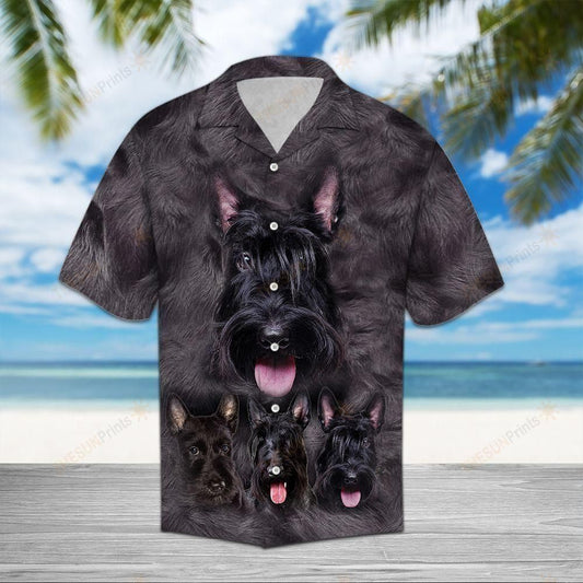 Scottish Terrier Black Amazing Design Hawaiian Shirt For Men Women