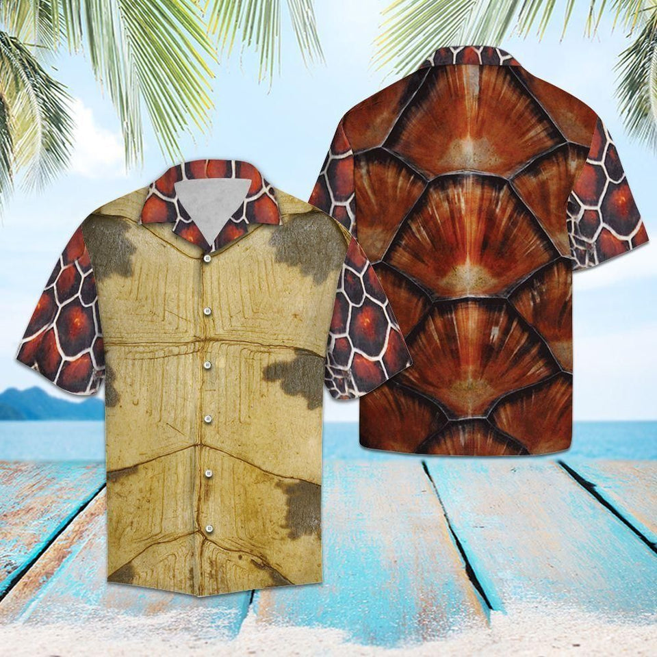 Sea Turtle Brown Nice Design Hawaiian Shirt For Men Women