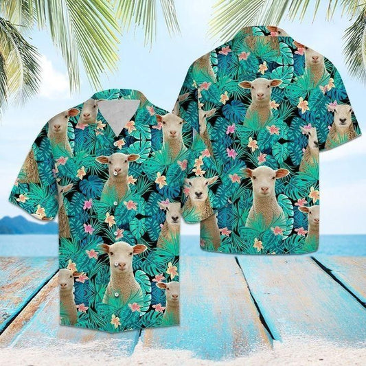 Sheep Tropical Hawaiian Shirt For Men Women