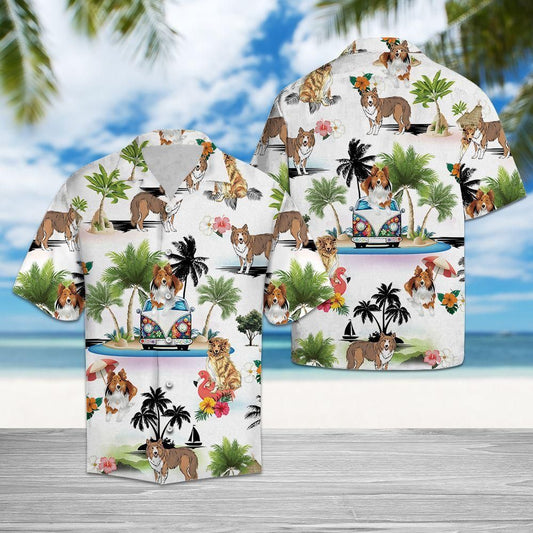 Shetlsheepdog Vacation Multicolor Best Design Hawaiian Shirt For Men Women