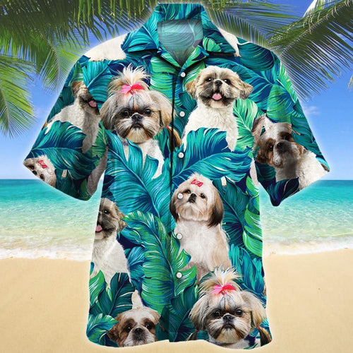 Shih Tzu Dog Lovers Gift Hawaiian Shirt For Men Women