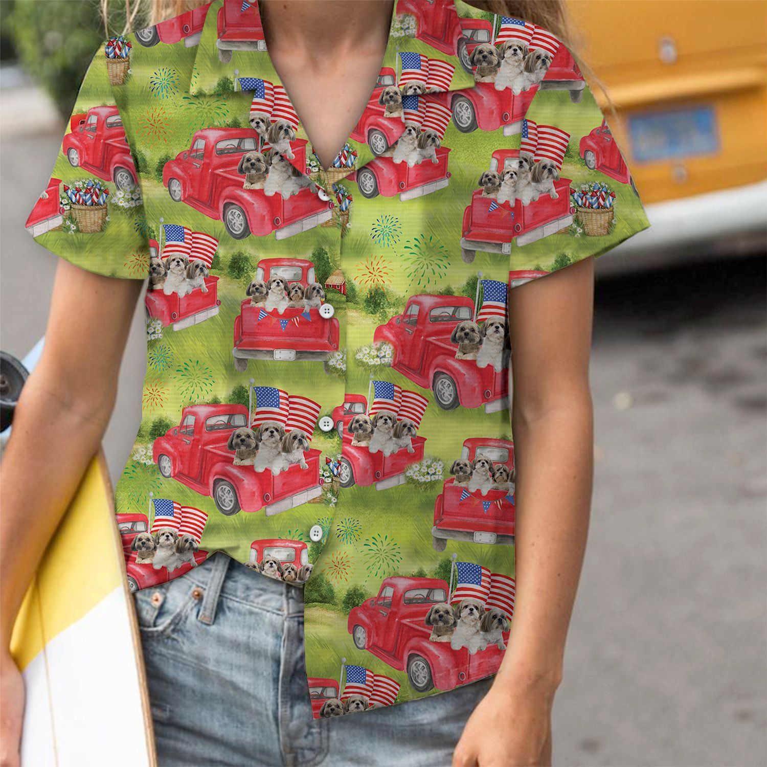 Shih Tzu For 4th Of July For Men Women