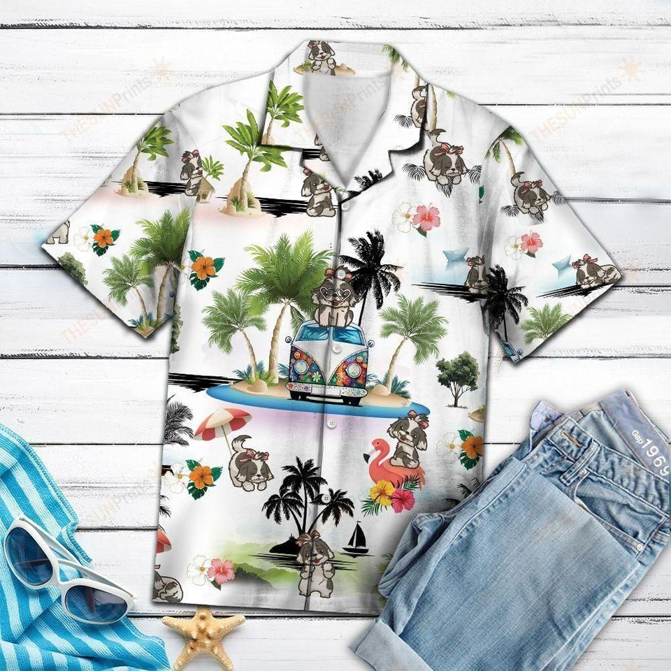 Shih Tzu Vacation Multicolor Best Design Hawaiian Shirt For Men Women