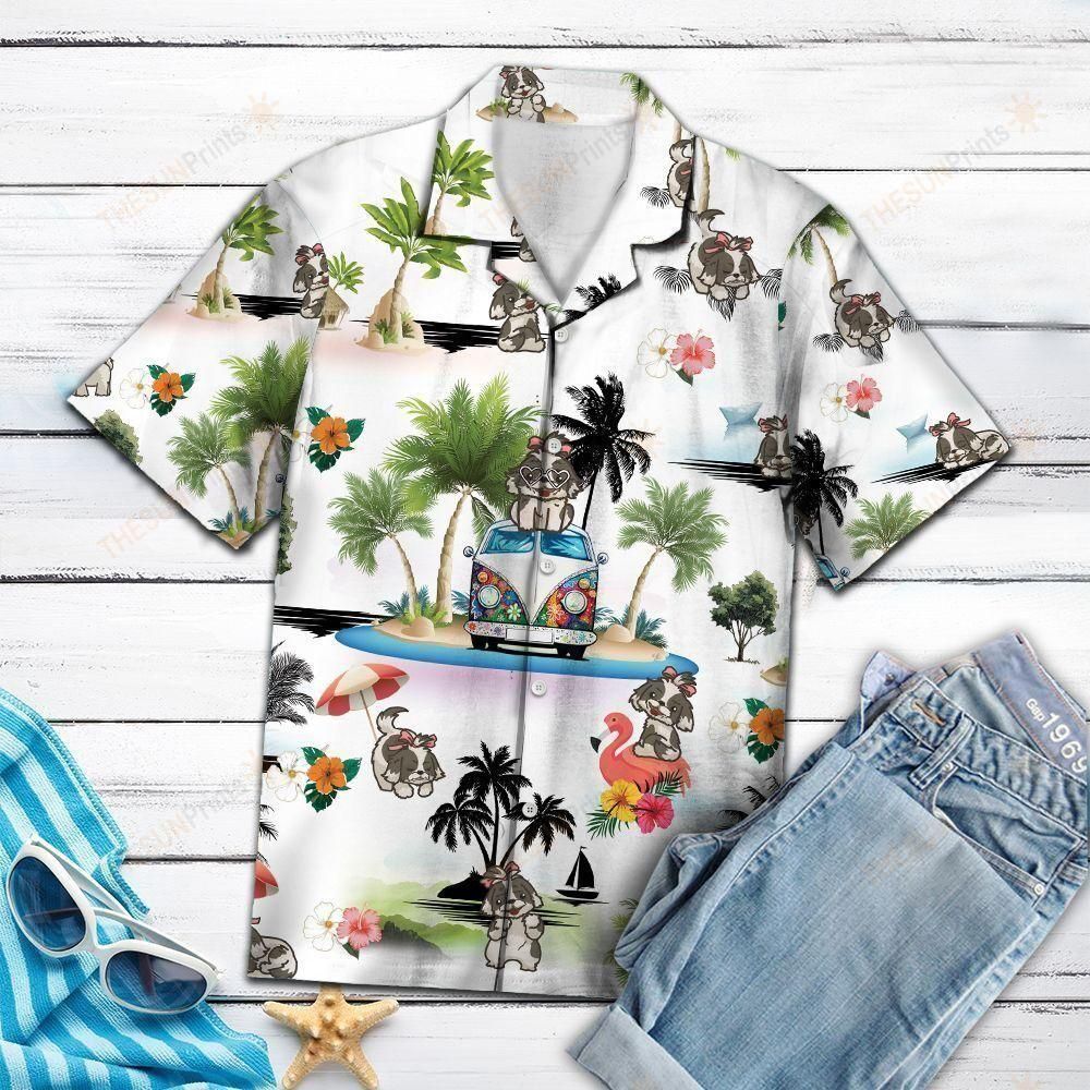 Shih Tzu Vacation Multicolor Best Design Hawaiian Shirt For Men Women