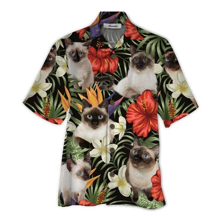 Siamese Cat Hawaiian Shirt For Men Women