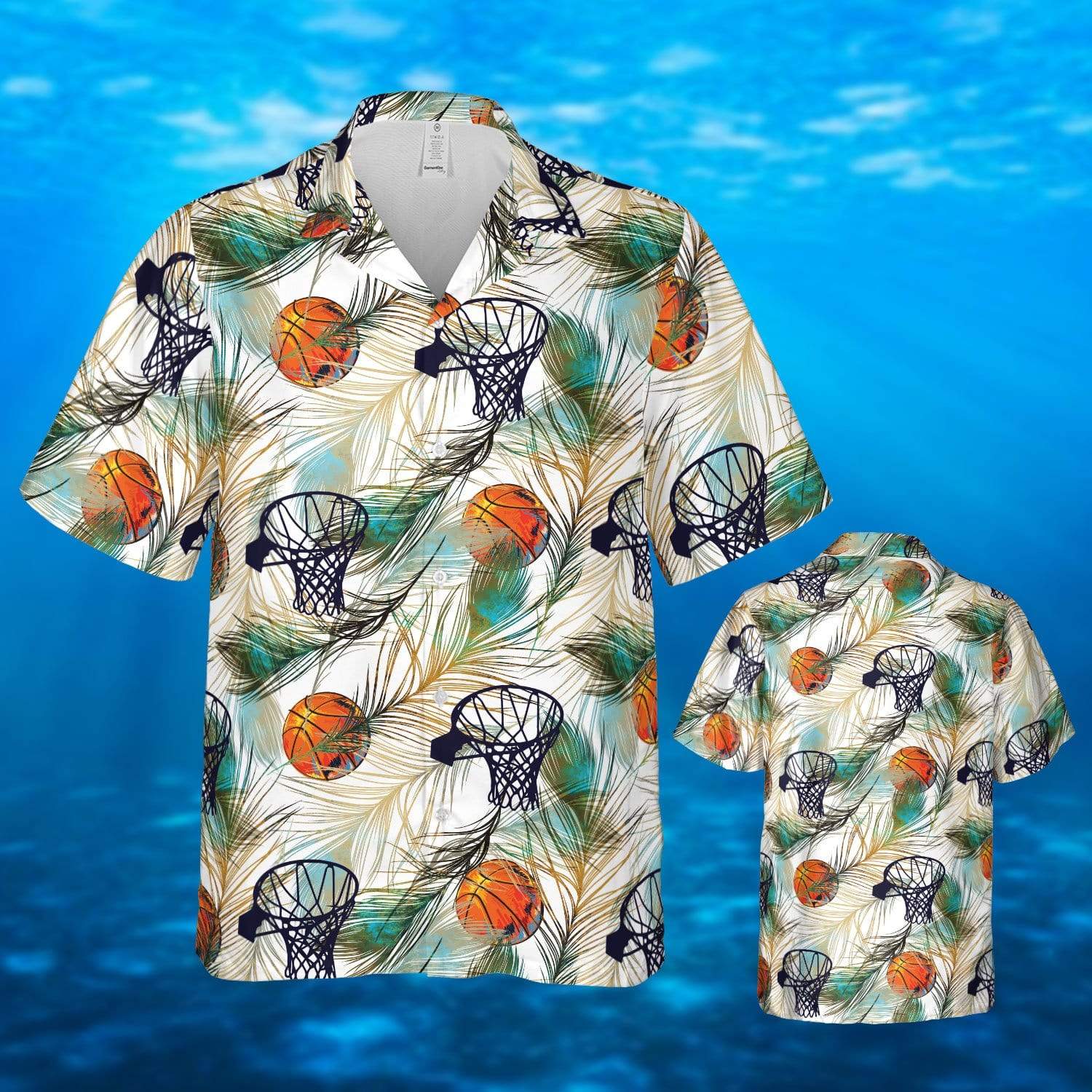 Simple Basketball Hawaiian Shirt For Men Women