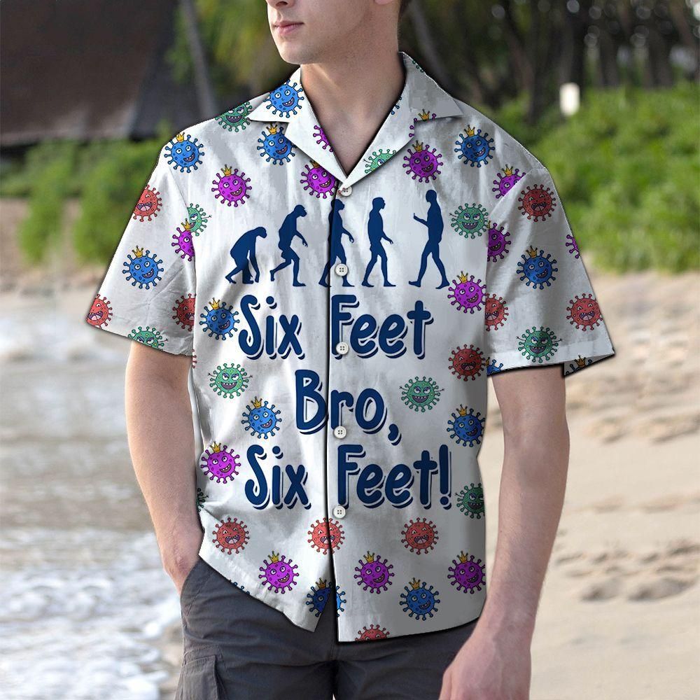Six Feet Bro Multicolor Awesome Design Hawaiian Shirt For Men Women