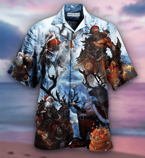 Stay Cool Santa Claus Hawaiian Shirt