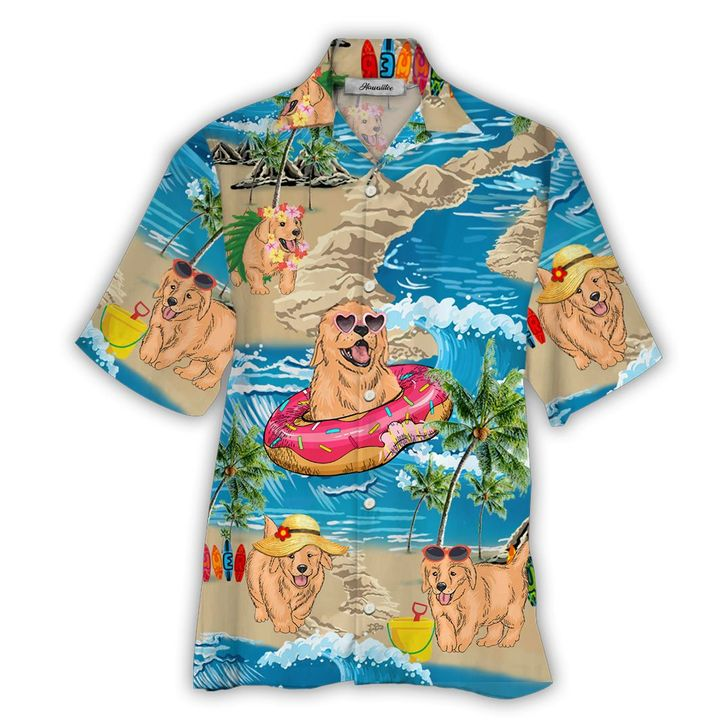 Summer Dog Hawaiian Shirt