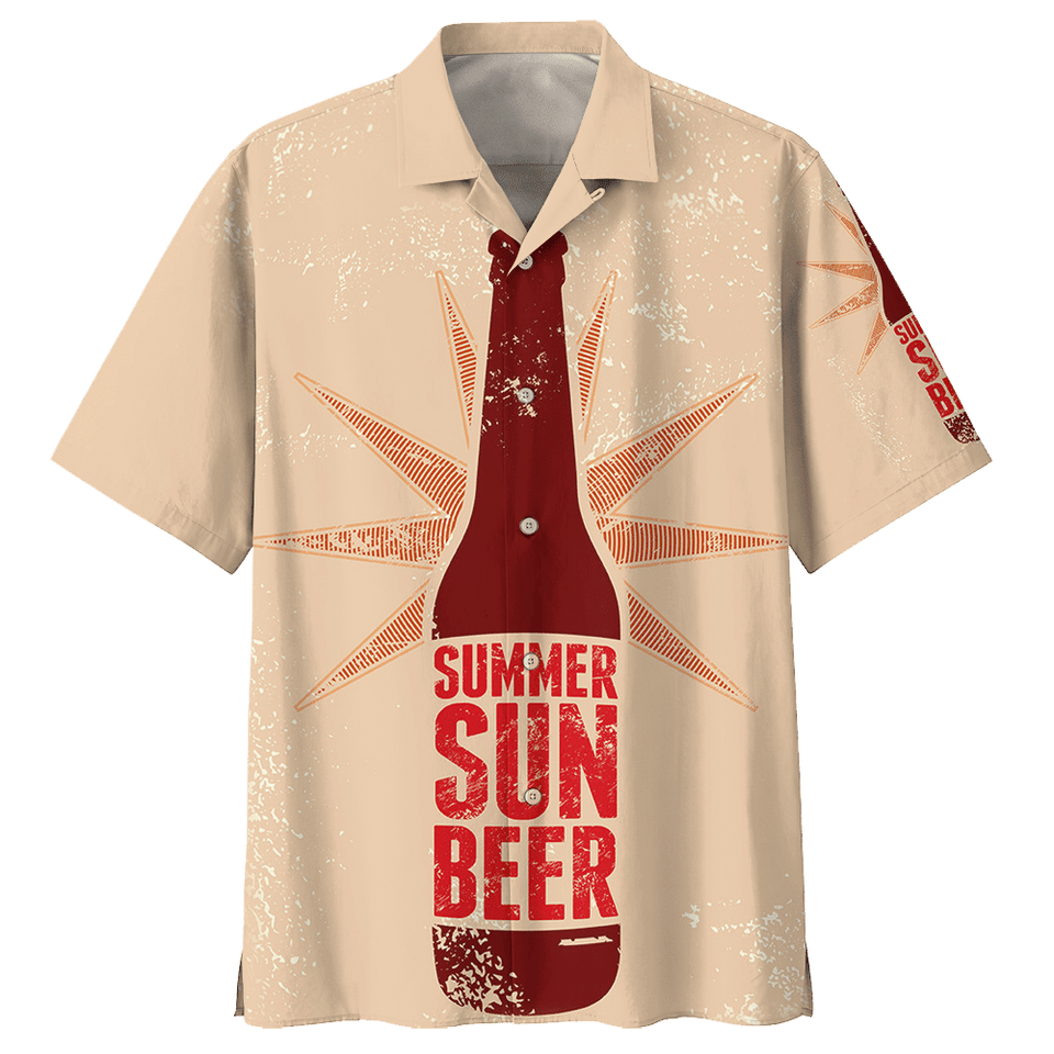 Summer Sun Beer Hawaiian Shirt