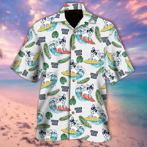 Surfing Dog Hawaiian Shirt