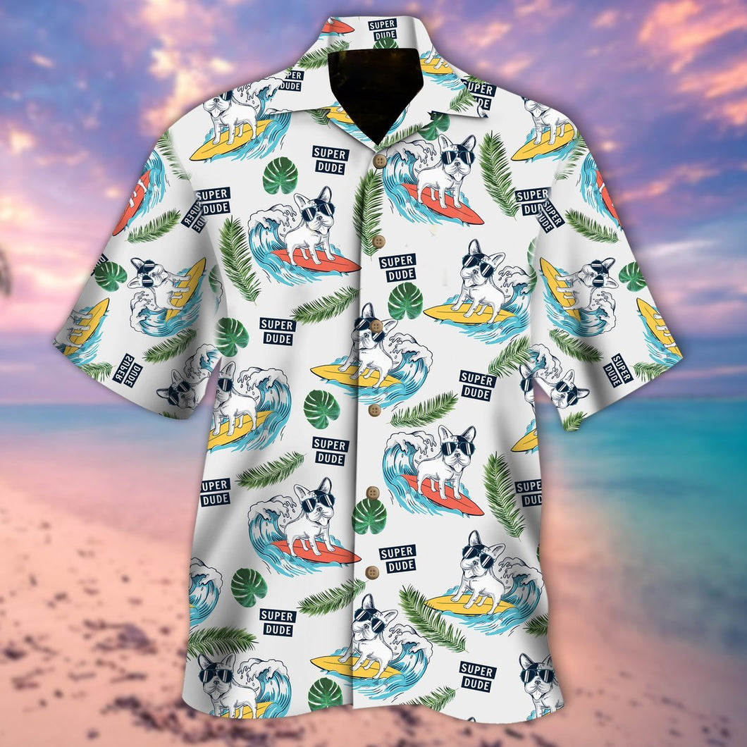 Surfing Dog Hawaiian Shirt