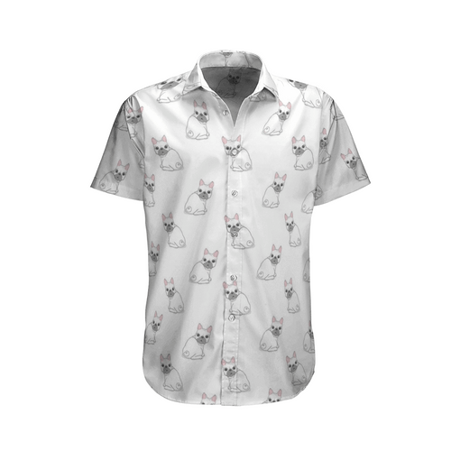 Surprised French Bulldog Hawaiian Shirt