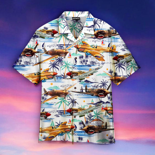 The Beautiful Flying Warbirds Hawaiian Shirt