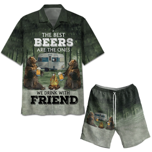 The Best Beers Are The Ones Hawaiian Shirt Set