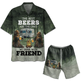 The Best Beers Are The Ones Hawaiian Shirt Set