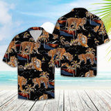 Tiger On Vacation Multicolor Amazing Design Hawaiian Shirt