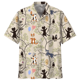 Tree Cat Hawaiian Shirt
