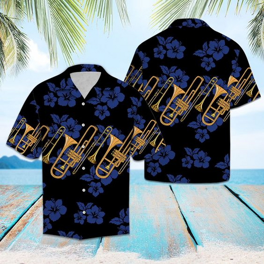 Trombone For Vacation Hawaiian Shirt
