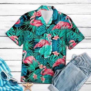 Tropical Flamingo Multicolor Unique Design Hawaiian Shirt