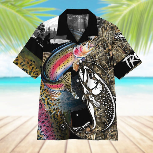 Trout Fish Hawaiian Shirt