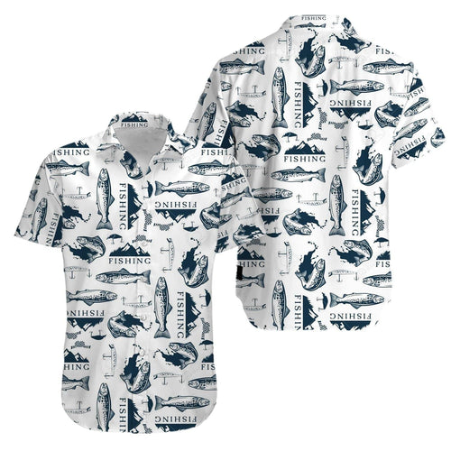 Trout Fishing Hawaiian Shirt