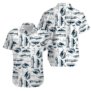 Trout Fishing Hawaiian Shirt