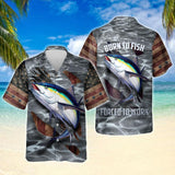 Tuna Fishing Hawaiian Shirt