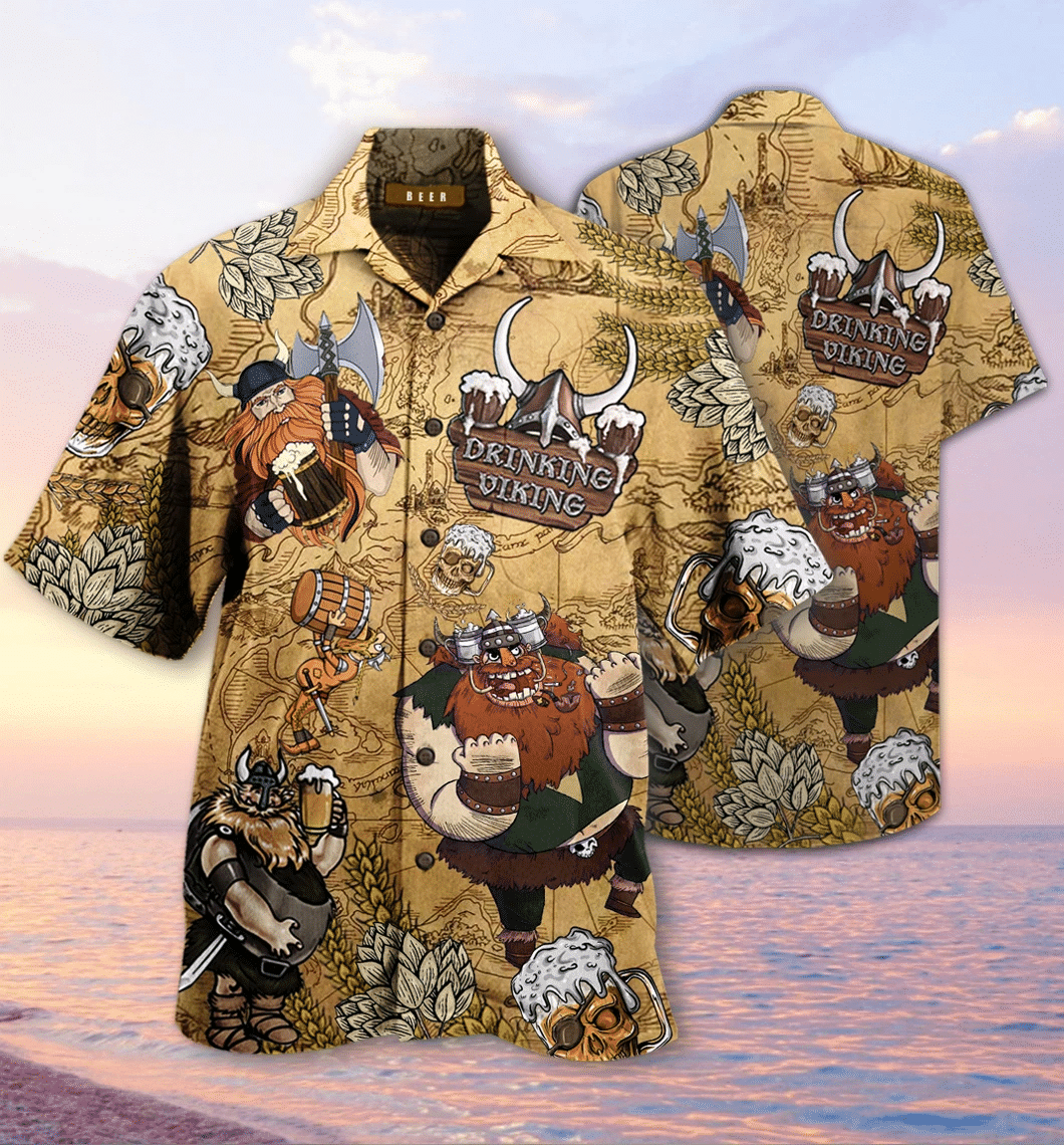 Viking Beer Hawaiian Shirt