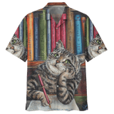 Writing Cat Hawaiian Shirt