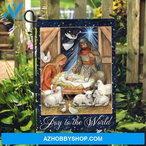 Lamb of God, Birth of Jesus, Angel drawing, Joy to the world - Jesus Flag