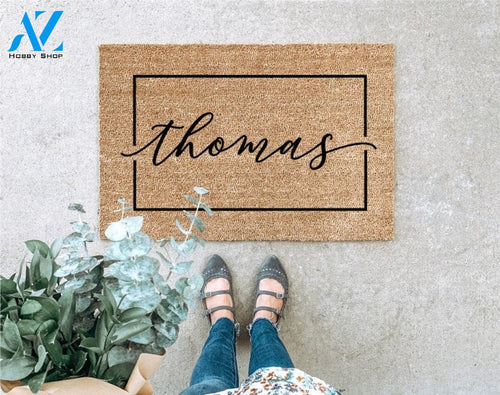 LARGE Custom Doormat Last Name Doormat Housewarming Gift Wedding Gift Gift for couples Anniversary Gift