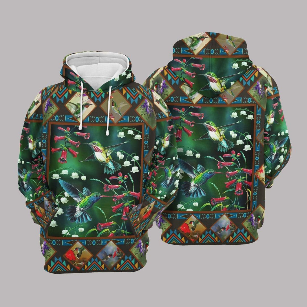 Hummingbird Unisex 3D Hoodie All Over Print