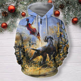 Hunting Dog Unisex 3D Hoodie All Over Print