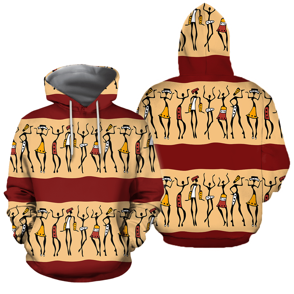 African People Unisex 3D Hoodie All Over Print