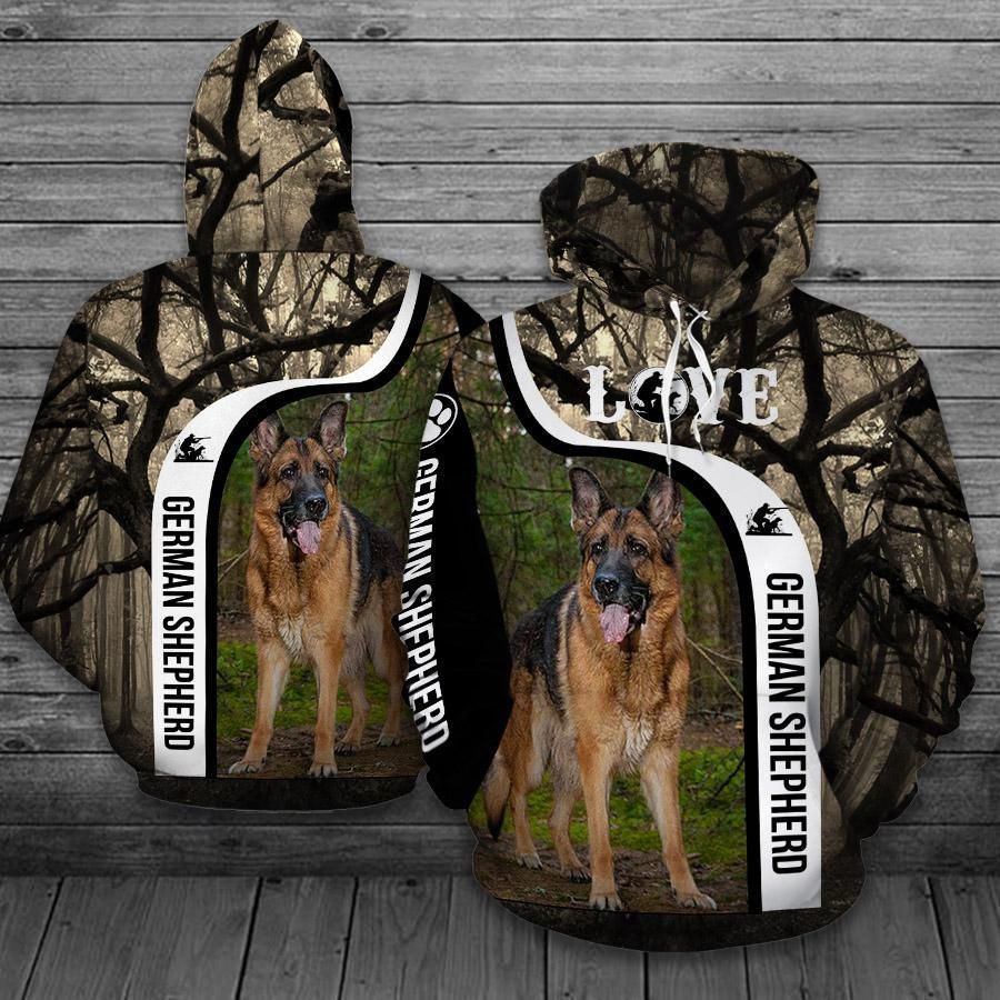 German Shepherd Unisex 3D Hoodie All Over Print