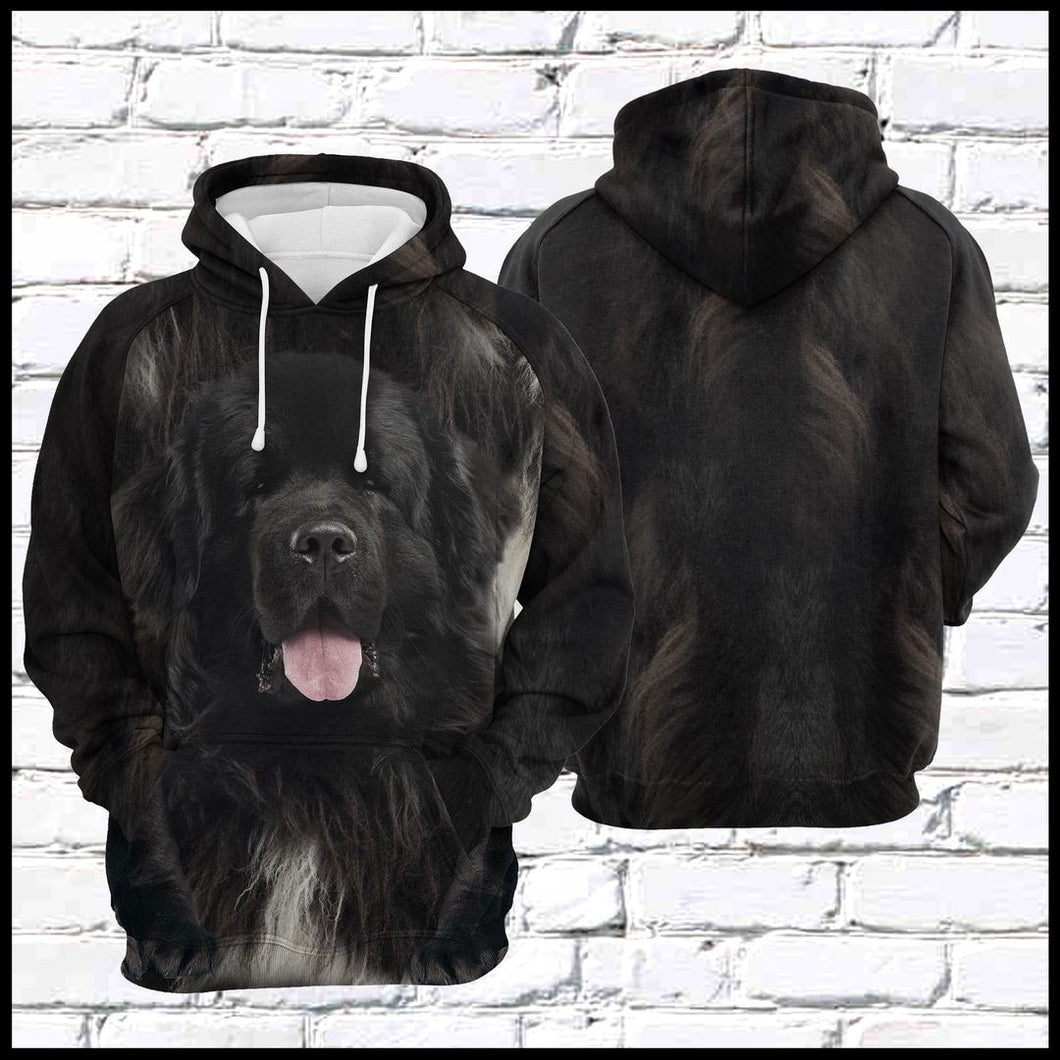 Awesome Newfoundland Unisex 3D Hoodie All Over Print