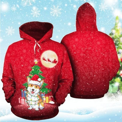 Corgi Unisex 3D Hoodie All Over Print