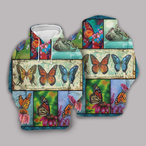 Butterfly Unisex 3D Hoodie All Over Print