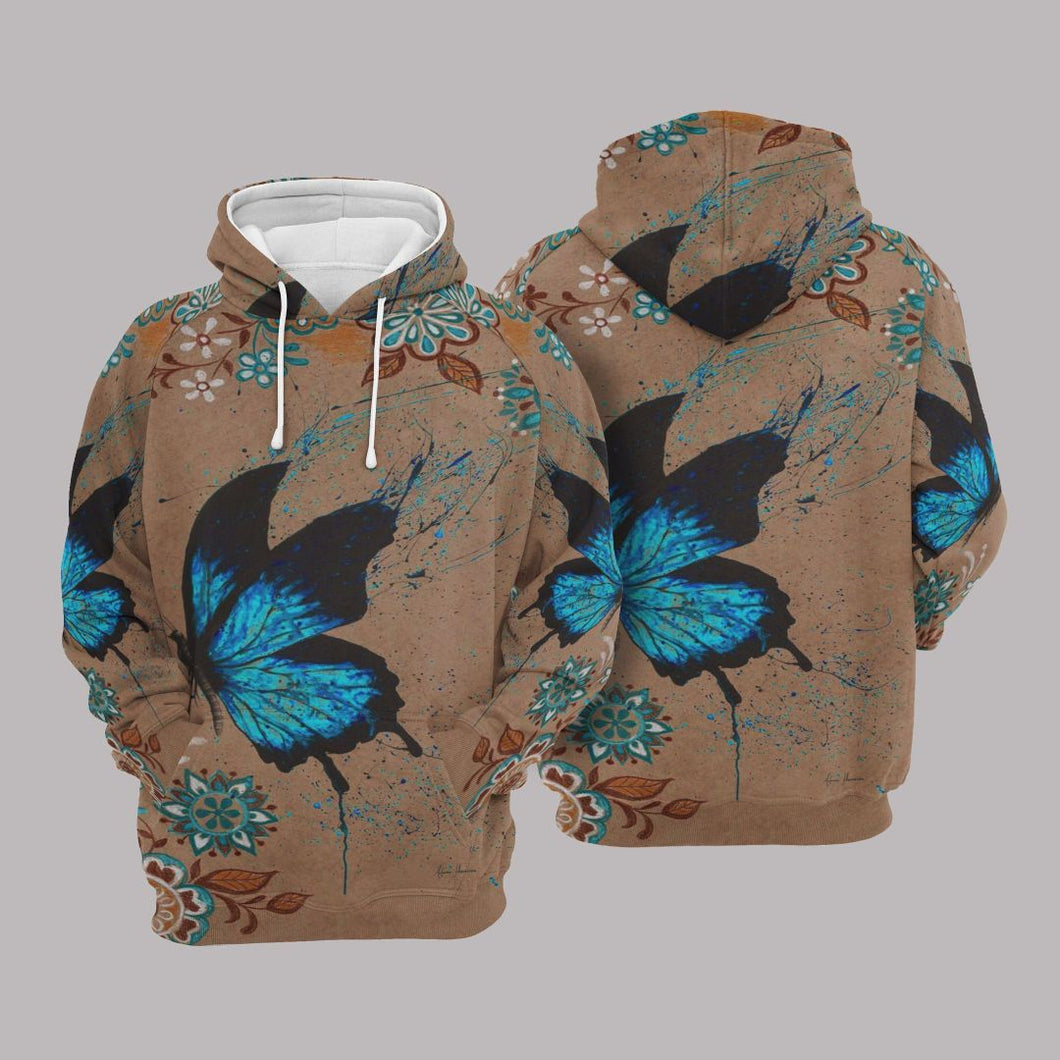 Butterfly Tan Awesome Design Unisex 3D Hoodie All Over Print