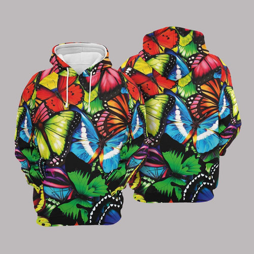 Butterfly Colorful Unique Design Unisex 3D Hoodie All Over Print