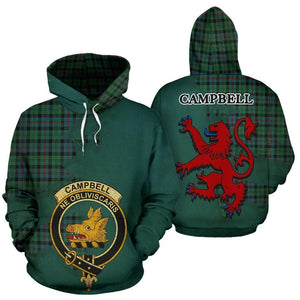 Campbell of Cawdor Ancient Clan Crest Tartan Unisex 3D Hoodie All Over Print