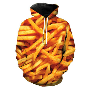 French Fries Pullover Unisex 3D Hoodie All Over Print
